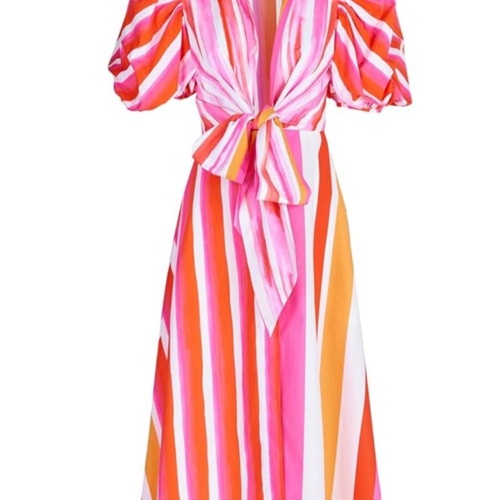 Silva Tcherassi Pavia Rouge Striped Pink Orange red. Size S Amazing condition